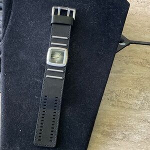 Nixon Black and Silver Women's Watch